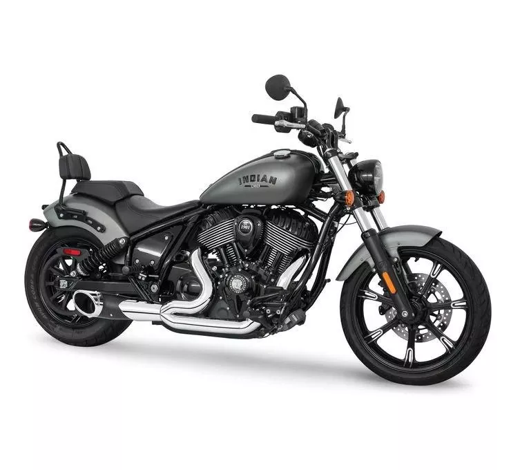 Freedom Performance Combo Exhaust Turnout 2-into-1 for ’22 Indian Chief – Chrome w/Chrome Tip