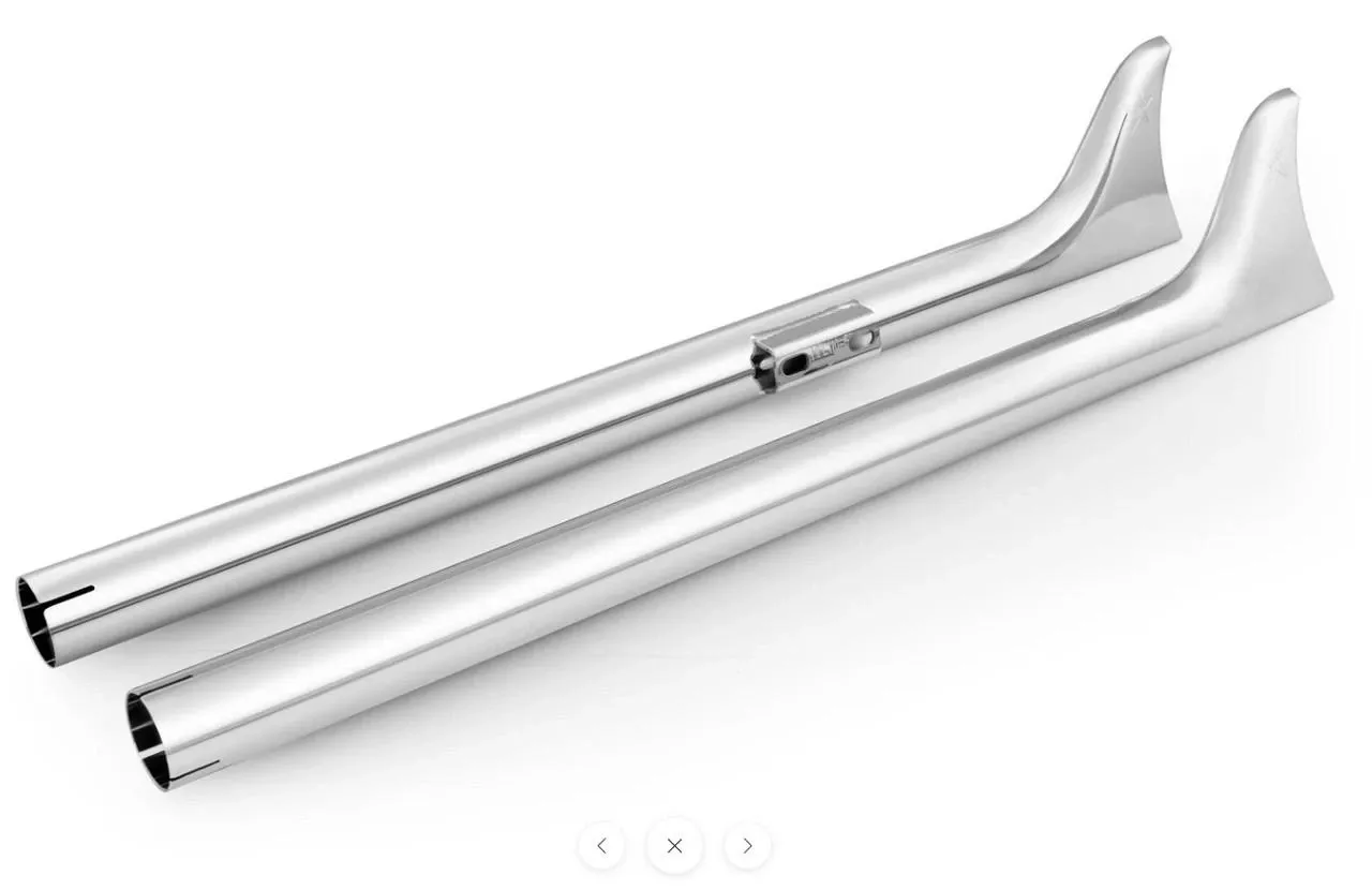 Freedom Performance Fishtail Mufflers for '95-16 Harley Davidson Touring (Select Length and Finish)