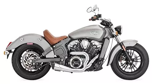 Freedom Performance IN00081 Combat 2:1 Shorty Exhaust Systems - Chrome/Black