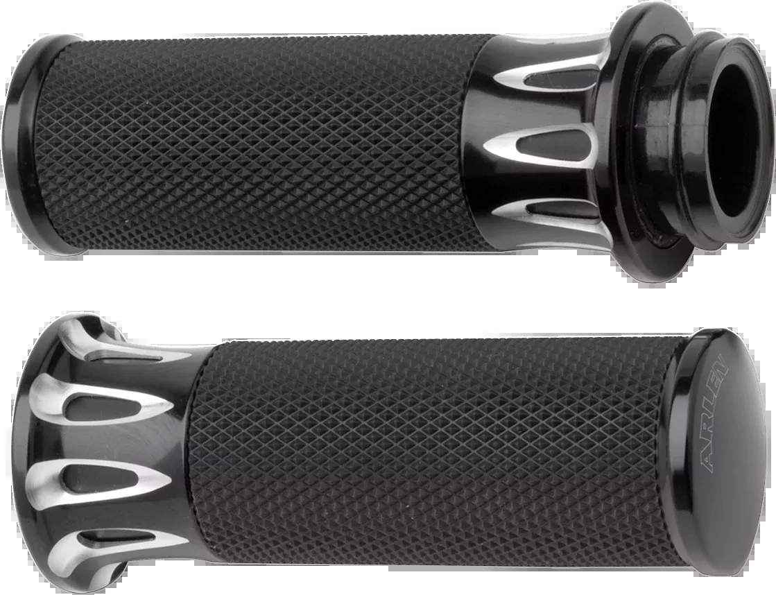 Fusion Deep Cut Grips - TBW - Black