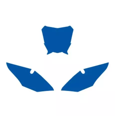 GASGAS 2-STROKE EC 21-23 PRE CUTS, BLACKBIRD 3911/70 BLUE, NUMBER BOARD BACKGROUNDS