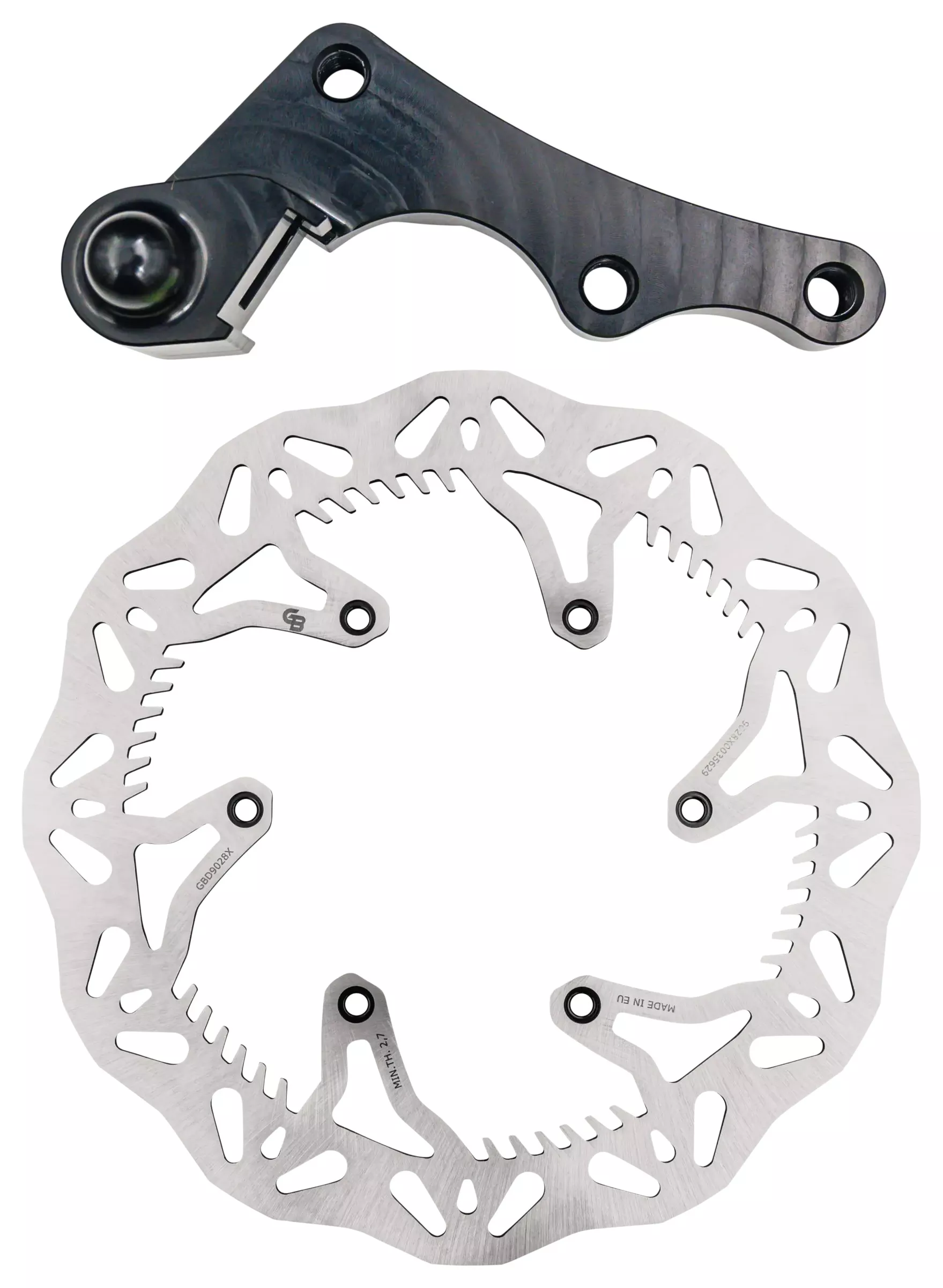 GBrakes 270mm Non Floating Wave Rotor Plus Bracket Kawasaki 250cc-450cc 2006-2014