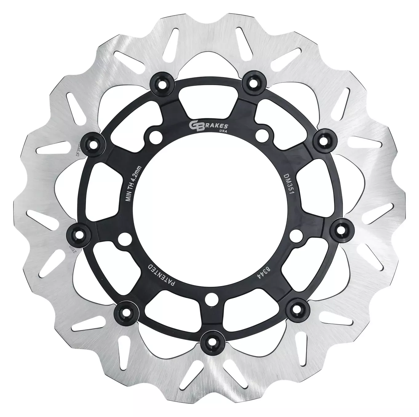 GBrakes Front Floating Wave Rotor GBDU038