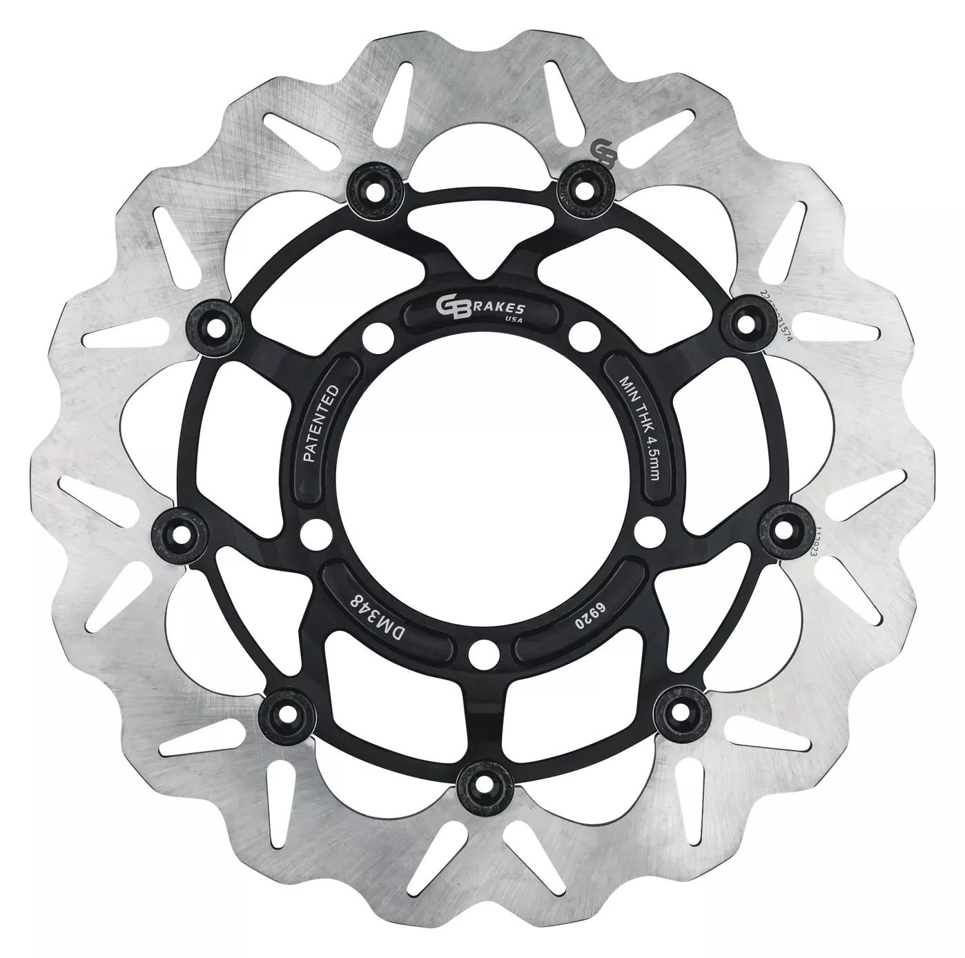 GBrakes Front Floating Wave Rotor GBDU039