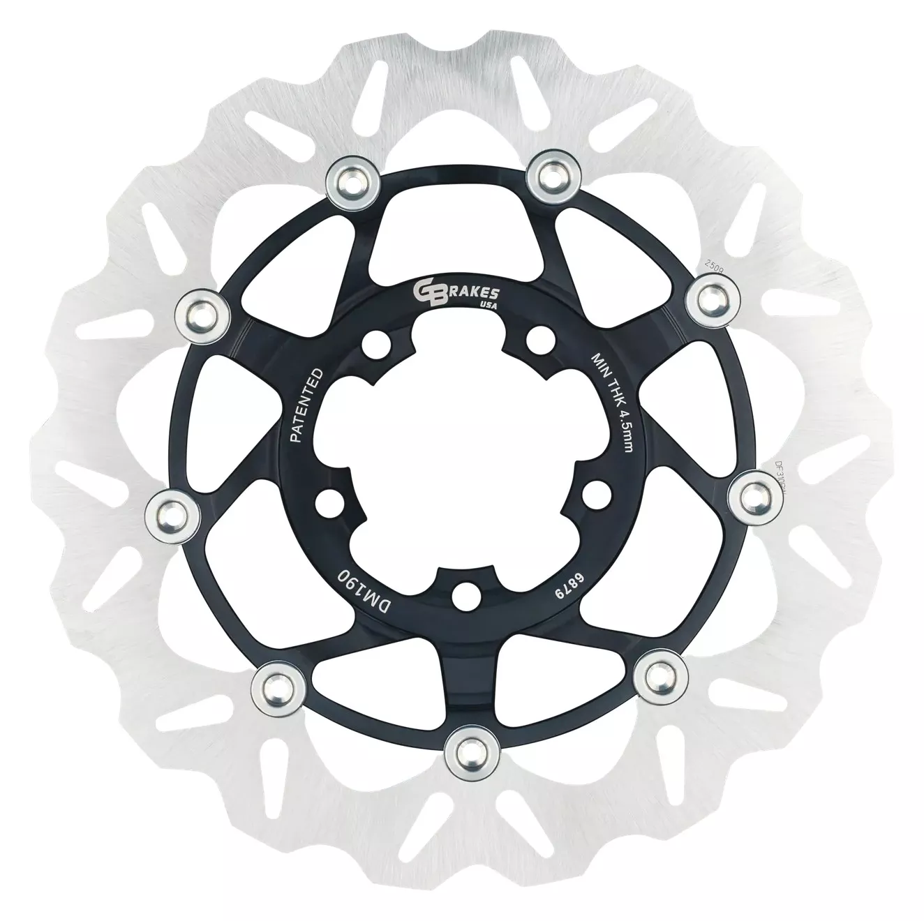 GBrakes Front Floating Wave Rotor GBDU040