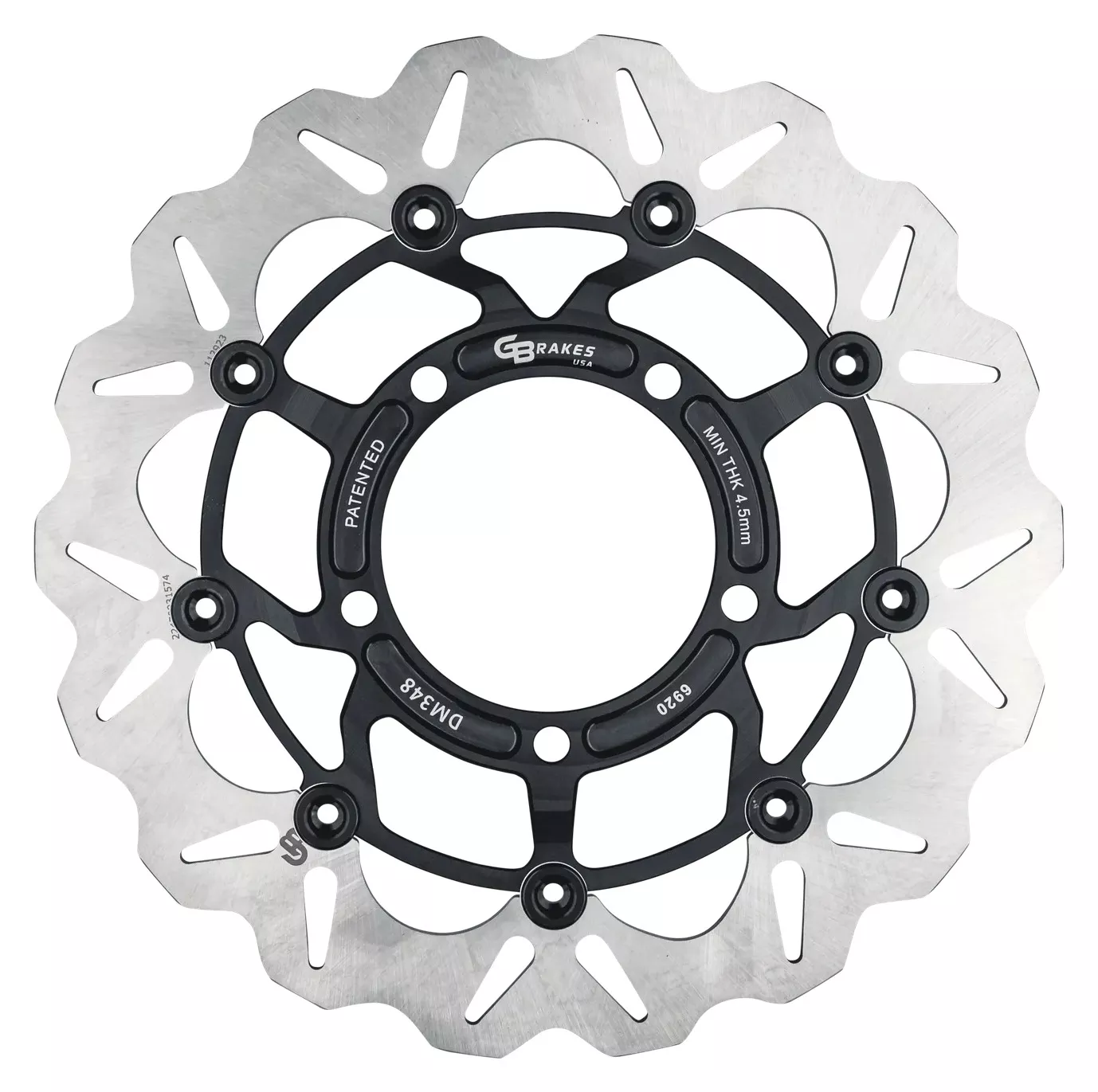 GBrakes Front Floating Wave Rotor GBDU041