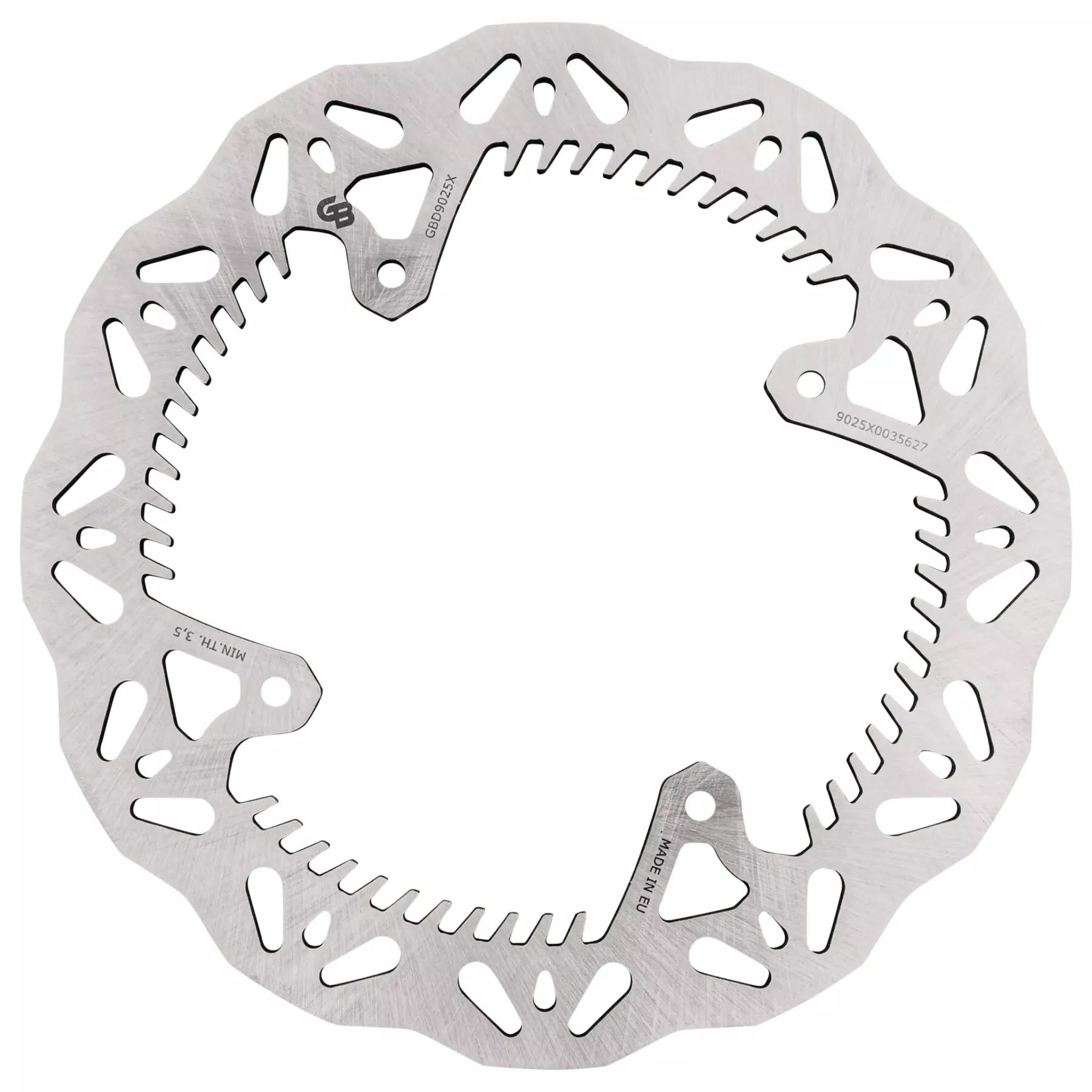 GBrakes Rear Solid Mount Wave Rotor GBD9025X