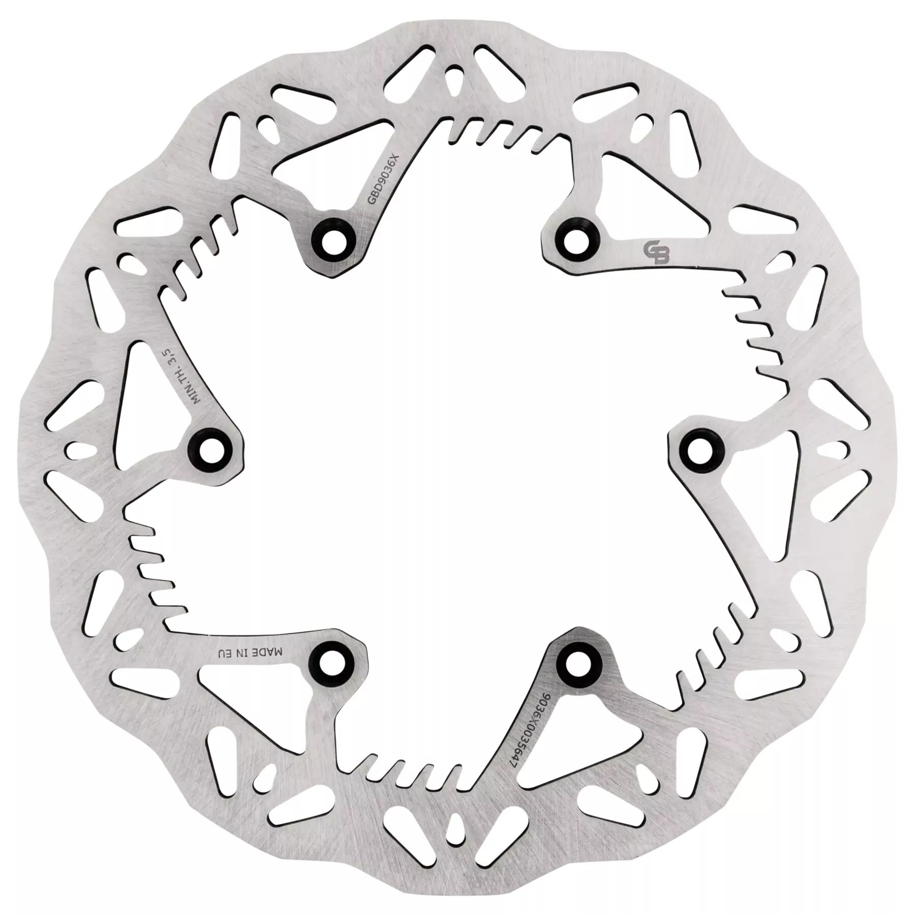 GBrakes Rear Solid Mount Wave Rotor GBD9036X