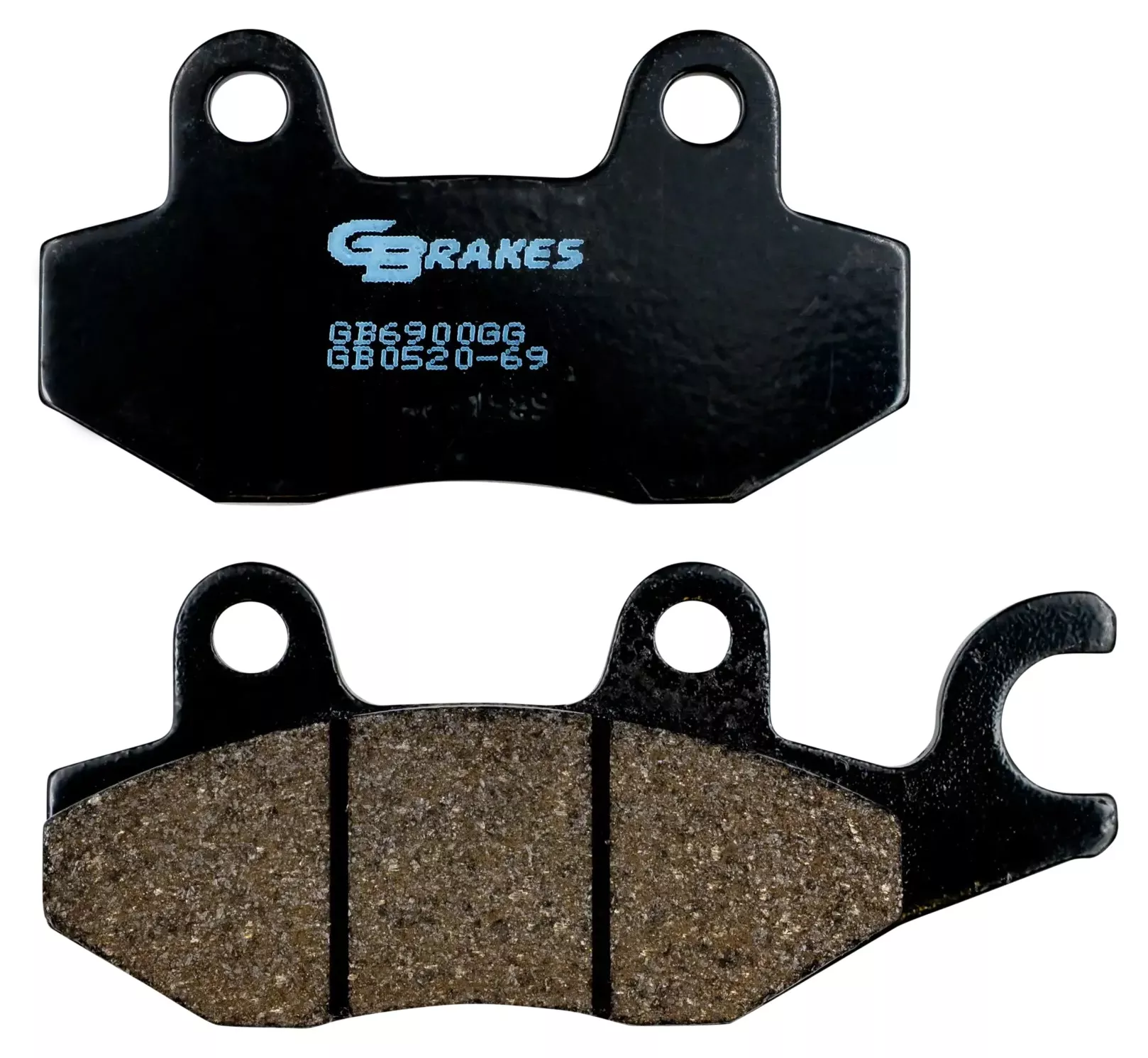 GBrakes Semi-Metallic Front Brake Pads GB0520-69