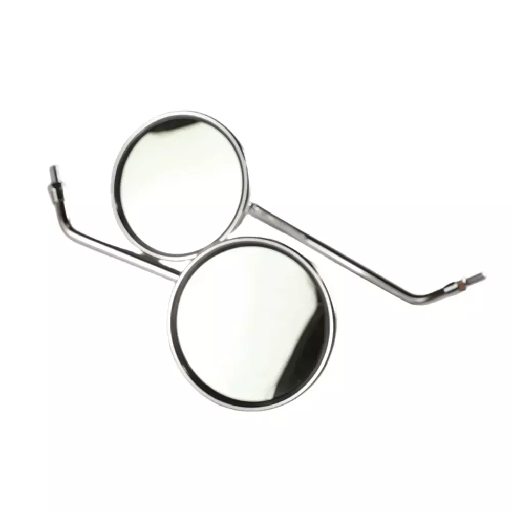 Genuine Buddy Short Chrome Mirror Set | 50cc-170i OEM