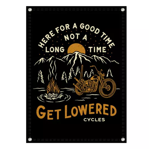 Get Lowered Cycles Here for a Good Time Shop Banner