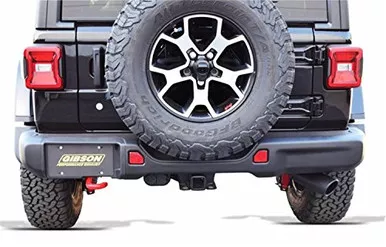 Gibson Performance 617308-B Elite Cat-Back Single Exhaust System, Black Ceramic
