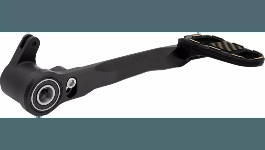 Gilles Tooling Adjustable Rear Brake Lever for '14-25 Harley Davidson Touring and Trike - Black