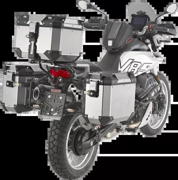 GIVI Side Rack Pannier Holder – Outback – Guzzi V85