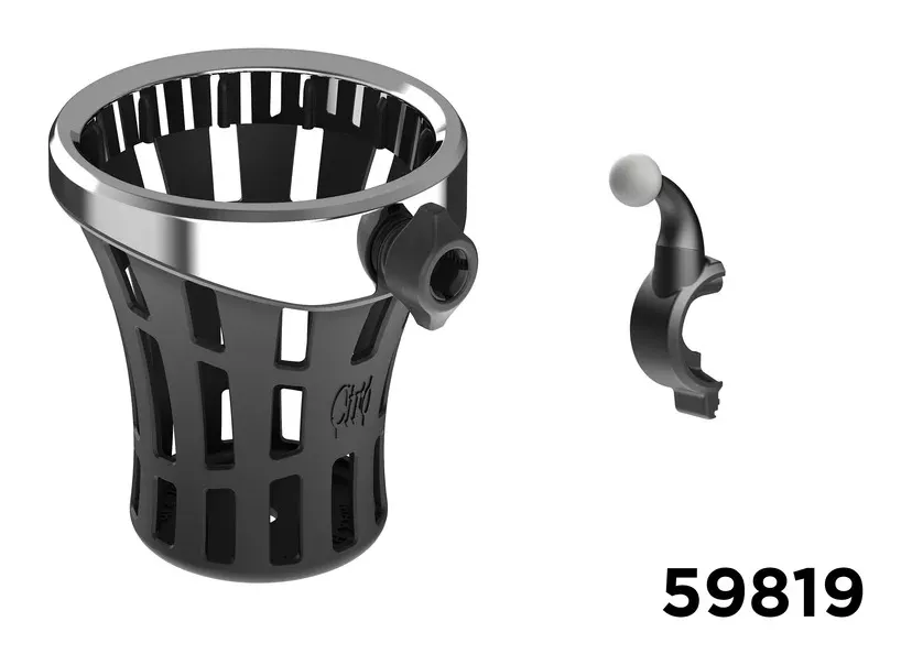 Goldstrike Gen 2 Big Ass Drink Holder Left Side Mount Honda Gold Wing DCT 2018-2026