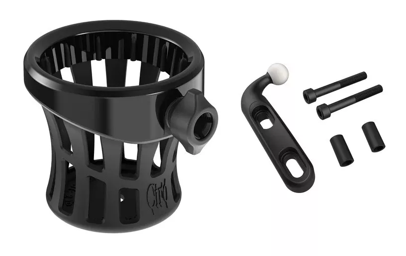 Goldstrike Gen 2 Drink Holder With Perch Mount Gold Wing / Indian / Metric