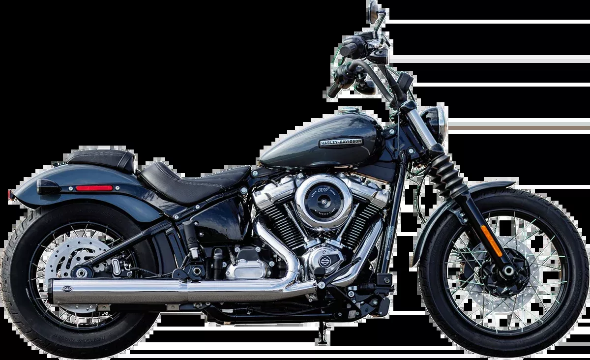 Grand National Slip-On Muffler - 50 State - 4" Chrome - M8 Softail