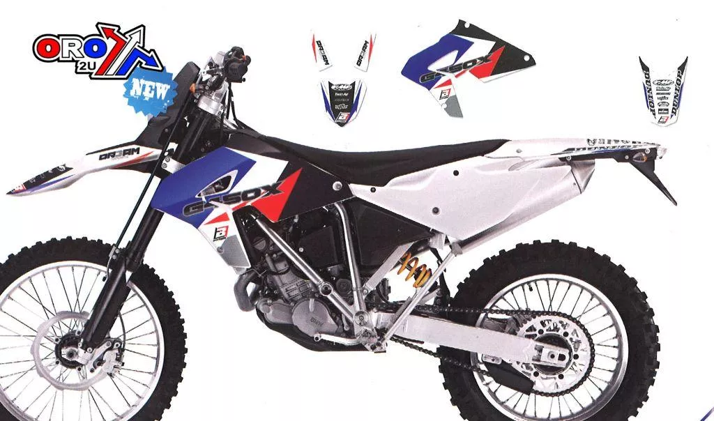 GRAPHICS BMW 07-11 G450X, BLACKBIRD 2D00E DECAL SET, BB2D00E