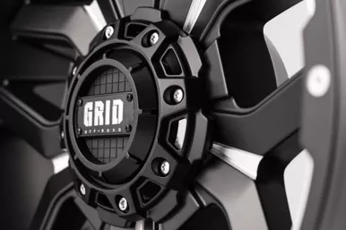 Grid Wheels GD0720100550F210 Off-Road Wheel 20x10 -25 Offset 5x150 Matte Black