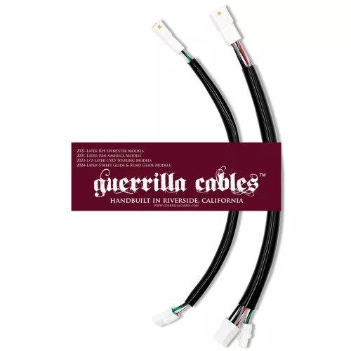 Guerrilla Cables Hand Control Extensions for 2024-2025 Harley Touring