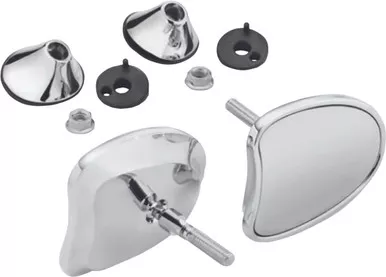 Harddrive Tapered Fairing Mirrors Chrome - 270332