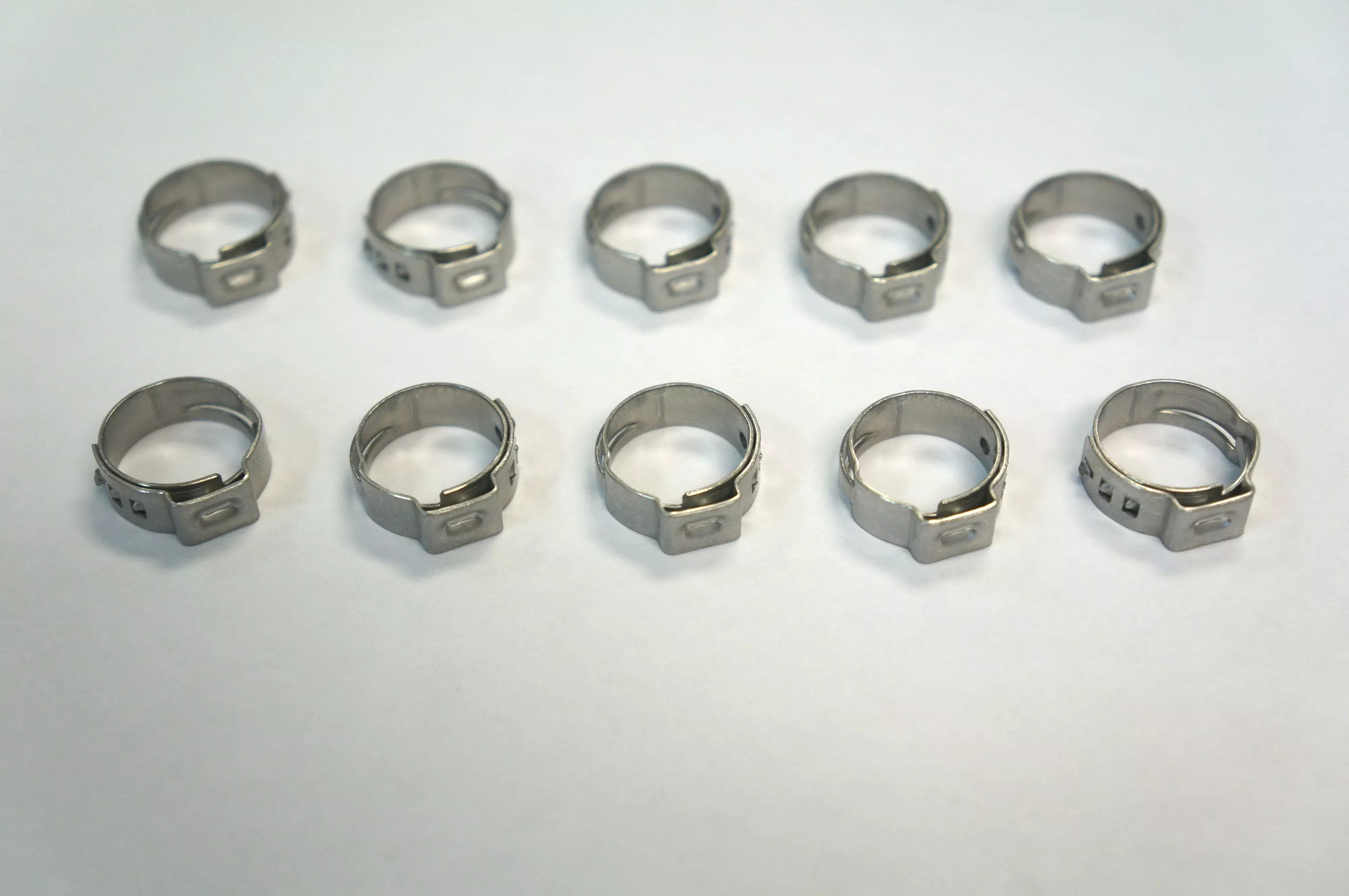 Harley 10038A Oetiker Stepless One Ear Hose Clamp Harley - Size 5/8" 15.7mm 10 Pack