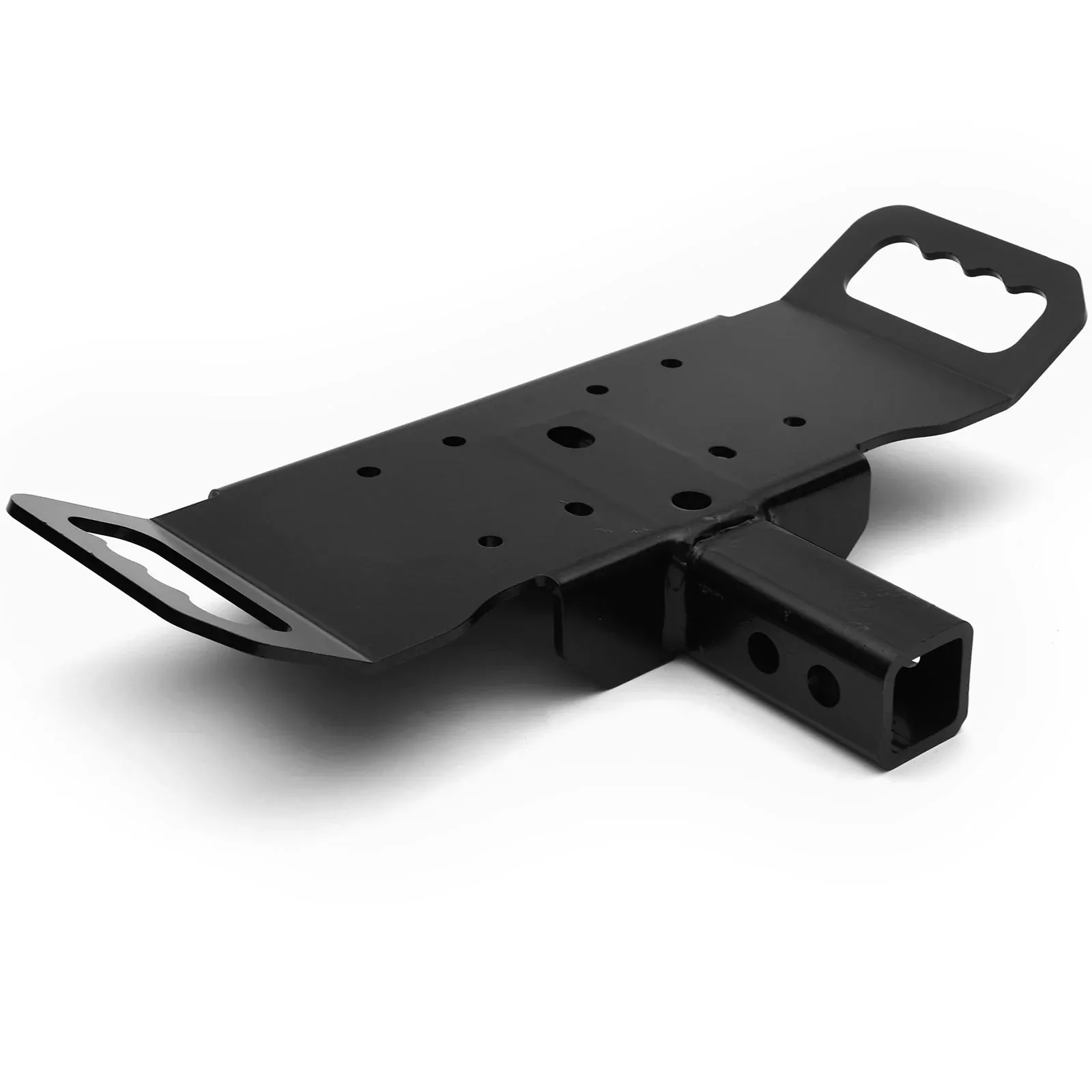 Heavy-Duty Universal 2″ Receiver Carrier Hitch Winch Mount Fits Most Winches