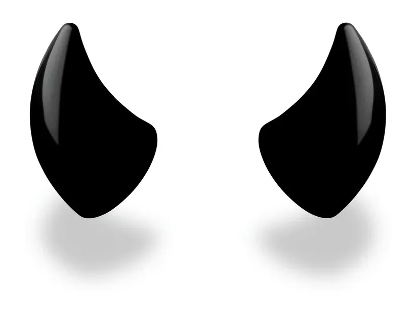 Helmet Flair Small Devil Horns for Helmet