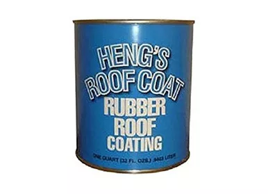 Hengs 46032 White Rubber Roof Coating - 1 Quart
