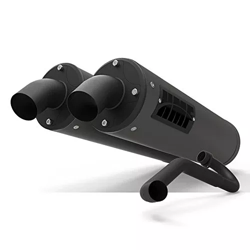 HMF Engineering Polaris RZR XP 1000 2015 – 2017 Titan XL Dual Full Blackout Exhaust
