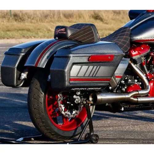 Hofmann Designs Carbon Fiber Chopped Rear Fender for 2009-2023 Harley Touring