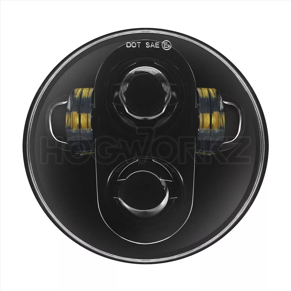 Hogworkz Blackout 5 3/4″ LED Harley Daymaker Style Headlight V-Rod Softail Dyna