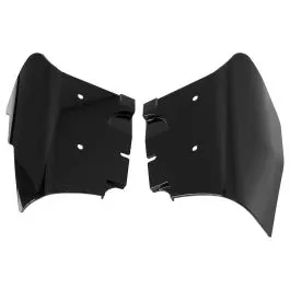 HogWorkz Mid-Frame Air Deflectors in Vivid Black for Harley Softail 08-'17 - HW154148