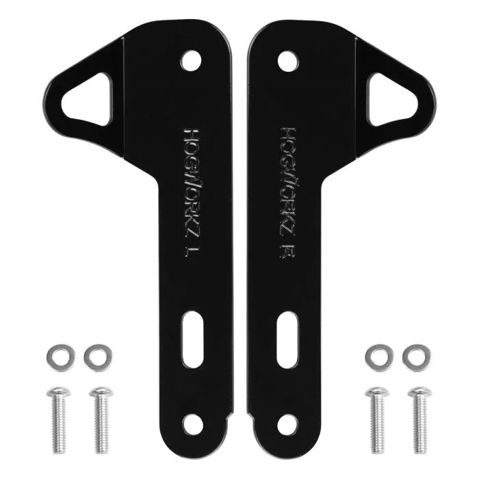 HogWorkz Trailer Tie Down Brackets for Harley Touring ’97-’23 | Black – HW137249