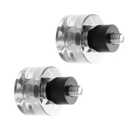 HogWorkz Wheelie Wheels For Performance Guards (Pair) | Clear - HW100008