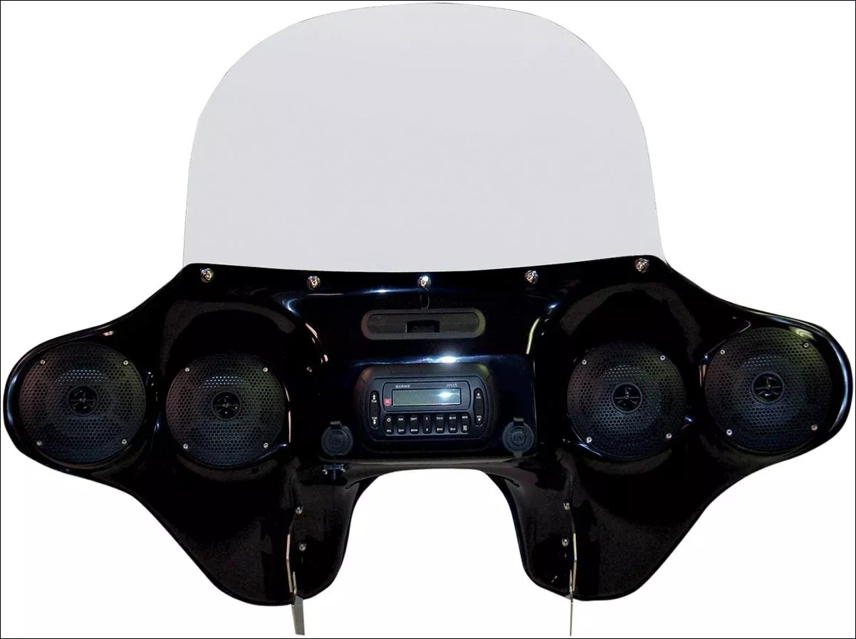 Hoppe HPKT-0013A Mediazilla Quick Detach Fairing Speakers JHD40BT FLSTC Control