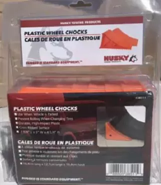 Husky 38511 Wheel Chocks 2/Clam Shell