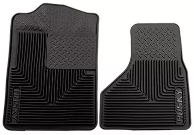 Husky Liners Heavy Duty Floor Mats Front Row Black 51201
