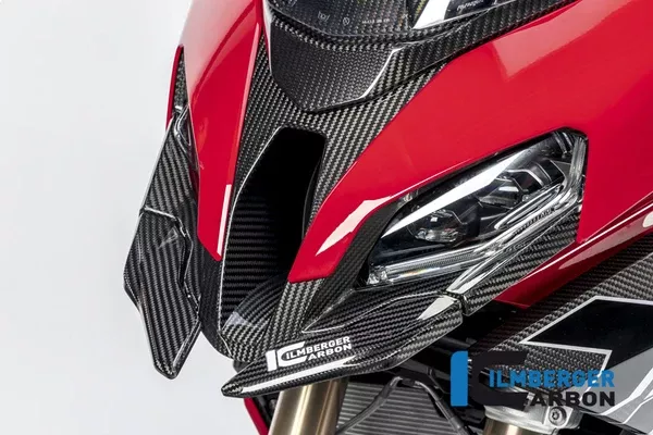Ilmberger Carbon Air Intake (Front Fairing Centre Piece) S 1000 XR From 2020 – Twill Gloss