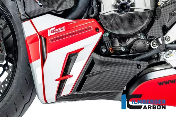 Ilmberger Carbon Belly Pan Insert Left Ducati Streetfighter V2