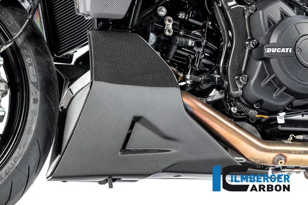 Ilmberger Carbon Belly Pan Left Ducati Diavel 1260