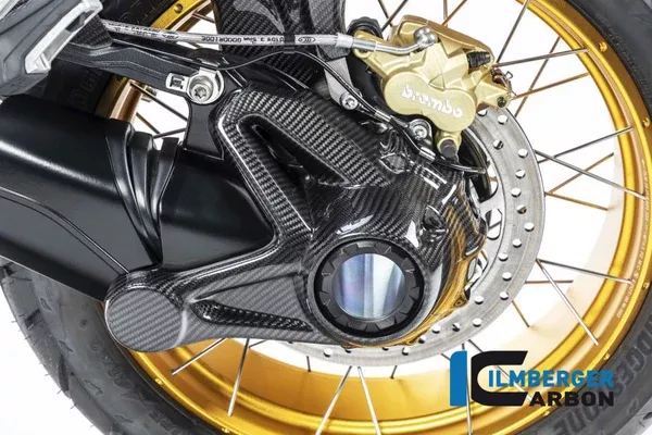 Ilmberger Carbon Bevel Drive Housing Protector (Mounting With Rear Splash Guard) BMW R 1250 GS / R 1250 R