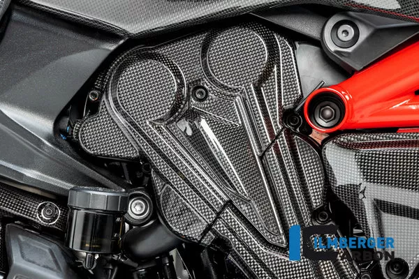 Ilmberger Carbon Cambelt Cover Vertical Cylinder Ducati Diavel 1260