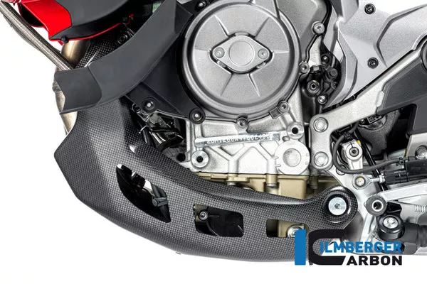 Ilmberger Carbon Engine Cover Ducati Multistrada V4 2025-2026 – Plain Matte
