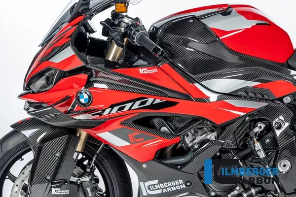 Ilmberger Carbon Fairing Side Panel Left Street Version BMW S 1000 RR From 2023 – Twill Gloss