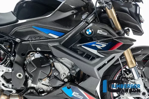 Ilmberger Carbon Frame Cover Right Side BMW S 1000 R From 2021 / M 1000 R From 2023 – Twill Gloss