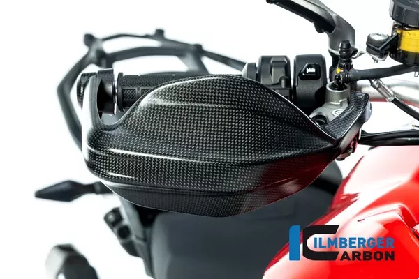 Ilmberger Carbon Hand Protector Right Side Ducati Multistrada V4 2021-2026 - Plain Matte