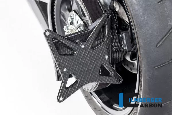 Ilmberger Carbon License Plate Holder With Belt Guard Ducati XDiavel 2016 / Diavel 1260
