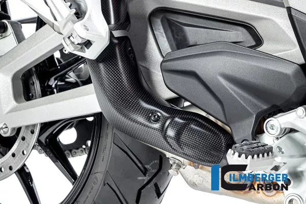 Ilmberger Carbon Lower Exhaust Protector Ducati Multistrada V4 2021-2024 – Plain Matte