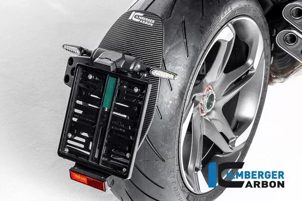 Ilmberger Carbon Rear Splash Guard Ducati Diavel Bentley - Plain Matte